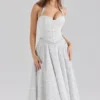 Georgie Midi-Kleid aus Baumwolle mit Neckholder und Polka-Dot-Print Georgie Midi-Kleid aus Baumwolle mit Neckholder und Polka-Dot-Print