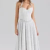 Georgie Midi-Kleid aus Baumwolle mit Neckholder und Polka-Dot-Print Georgie Midi-Kleid aus Baumwolle mit Neckholder und Polka-Dot-Print