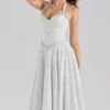 Georgie Midi-Kleid aus Baumwolle mit Neckholder und Polka-Dot-Print Georgie Midi-Kleid aus Baumwolle mit Neckholder und Polka-Dot-Print