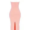 Gianina Sorbet-Crêpe-Maxikleid mit Neckholder Gianina Sorbet-Crêpe-Maxikleid mit Neckholder