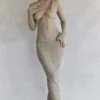 Giovanna Stone Floral Lace Maxi Kleid Giovanna Stone Floral Lace Maxi Kleid