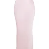 Giuliana Ballerina Maxirock aus rosa Satin Giuliana Ballerina Maxirock aus rosa Satin