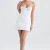 Grace Ivory Mini-Kleid mit Kristallverzierung Grace Ivory Mini-Kleid mit Kristallverzierung