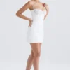Grace Ivory Mini-Kleid mit Kristallverzierung Grace Ivory Mini-Kleid mit Kristallverzierung