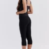 Halima Schwarze Capri-Hose Halima Schwarze Capri-Hose