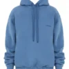 Halo Azure Oversize-Hoodie mit Baumwollfleece-Rückseite