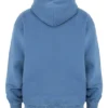 Halo Azure Oversize-Hoodie mit Baumwollfleece-Rückseite