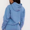 Halo Azure Oversize-Hoodie mit Baumwollfleece-Rückseite