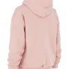 Halo Blush Oversize-Hoodie aus Baumwollfleece