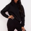 Halo Ink Oversized-Hoodie aus Baumwolljersey mit Fleece-Rückseite