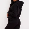 Halo Ink Oversized-Hoodie aus Baumwolljersey mit Fleece-Rückseite