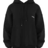 Halo Ink Oversized-Hoodie aus Baumwolljersey mit Fleece-Rückseite
