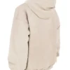 Halo Oatmeal Oversize-Hoodie aus Baumwollfleece