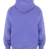 Halo Purple Oversize-Hoodie mit Baumwollfleece-Innenseite