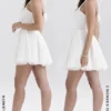 Harriet Weißes Broderie-Anglaise-Halter-Minikleid Harriet Weißes Broderie-Anglaise-Halter-Minikleid
