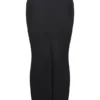 Hart Maxirock aus schwarzem Twill Hart Maxirock aus schwarzem Twill