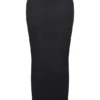 Hart Maxirock aus schwarzem Twill Hart Maxirock aus schwarzem Twill