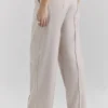 Hayden Beige Hoch taillierte, maßgeschneiderte Hose Hayden Beige Hoch taillierte, maßgeschneiderte Hose