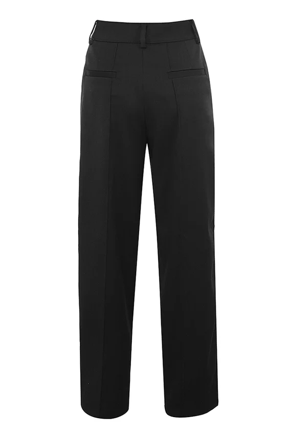 Hayden – Schwarze, weit geschnittene, taillierte Hose Hayden – Schwarze, weit geschnittene, taillierte Hose