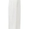 Hayden – Weiße, taillierte Hose mit Nadelstreifen und hoher Taille Hayden – Weiße, taillierte Hose mit Nadelstreifen und hoher Taille