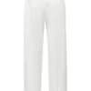 Hayden – Weiße, taillierte Hose mit Nadelstreifen und hoher Taille Hayden – Weiße, taillierte Hose mit Nadelstreifen und hoher Taille