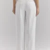 Hayden – Weiße, weit geschnittene Hose mit hoher Taille Hayden – Weiße, weit geschnittene Hose mit hoher Taille