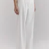 Hayden – Weiße, weit geschnittene Hose mit hoher Taille Hayden – Weiße, weit geschnittene Hose mit hoher Taille