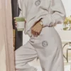 Haze Cloud Sweatshirt aus Baumwollfleece mit Rundhalsausschnitt Haze Cloud Sweatshirt aus Baumwollfleece mit Rundhalsausschnitt
