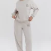 Haze Cloud Sweatshirt aus Baumwollfleece mit Rundhalsausschnitt Haze Cloud Sweatshirt aus Baumwollfleece mit Rundhalsausschnitt
