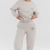 Haze Cloud Sweatshirt aus Baumwollfleece mit Rundhalsausschnitt Haze Cloud Sweatshirt aus Baumwollfleece mit Rundhalsausschnitt