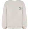 Haze Cloud Sweatshirt aus Baumwollfleece mit Rundhalsausschnitt Haze Cloud Sweatshirt aus Baumwollfleece mit Rundhalsausschnitt