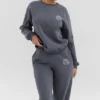 Haze Slate Sweatshirt mit Rundhalsausschnitt Haze Slate Sweatshirt mit Rundhalsausschnitt