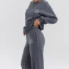Haze Slate Sweatshirt mit Rundhalsausschnitt Haze Slate Sweatshirt mit Rundhalsausschnitt