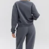 Haze Slate Sweatshirt mit Rundhalsausschnitt Haze Slate Sweatshirt mit Rundhalsausschnitt