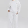 Haze White Sweatshirt mit Rundhalsausschnitt Haze White Sweatshirt mit Rundhalsausschnitt