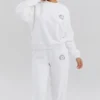 Haze White Sweatshirt mit Rundhalsausschnitt Haze White Sweatshirt mit Rundhalsausschnitt