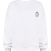 Haze White Sweatshirt mit Rundhalsausschnitt Haze White Sweatshirt mit Rundhalsausschnitt