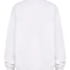Haze White Sweatshirt mit Rundhalsausschnitt Haze White Sweatshirt mit Rundhalsausschnitt
