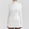 Hazel Ivory Kaschmir-Rollkragen-Pullover Hazel Ivory Kaschmir-Rollkragen-Pullover