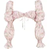 Henrietta – Rosa Bralette-Oberteil mit Blumenmuster und Raffungen Henrietta – Rosa Bralette-Oberteil mit Blumenmuster und Raffungen