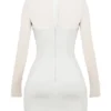 Holly White Plunge-Minikleid Holly White Plunge-Minikleid