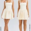 Honor Buttermilk Minikleid mit Schleifenverzierung Honor Buttermilk Minikleid mit Schleifenverzierung