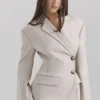 Hudson Beige Hourglass Blazer Hudson Beige Hourglass Blazer