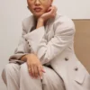 Hudson Beige Hourglass Blazer Hudson Beige Hourglass Blazer
