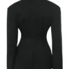 Hudson Schwarzer Blazer in Sanduhrform Hudson Schwarzer Blazer in Sanduhrform