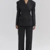 Hudson Schwarzer Blazer in Sanduhrform Hudson Schwarzer Blazer in Sanduhrform