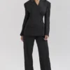 Hudson Schwarzer Blazer in Sanduhrform Hudson Schwarzer Blazer in Sanduhrform
