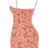 Ilayda Sorbet – Mini-Kleid aus bestickter Blumen-Spitze