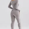 Isis Mink Jumpsuit aus schwerem Chenille für zu Hause Isis Mink Jumpsuit aus schwerem Chenille für zu Hause