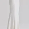 Isorella Weißer Maxirock aus Baumwolle mit Broderie Anglaise Isorella Weißer Maxirock aus Baumwolle mit Broderie Anglaise